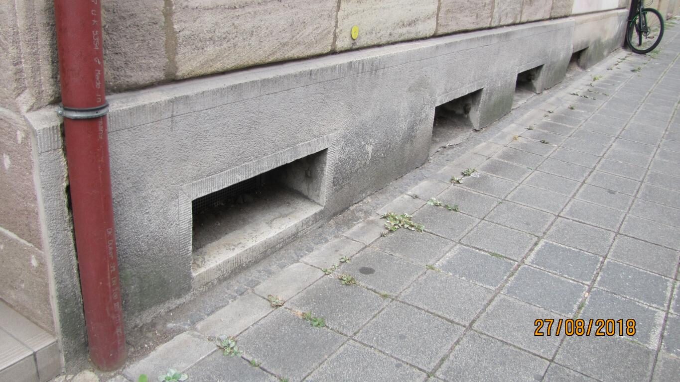 Sockelbekleidung aus deutschem Granit