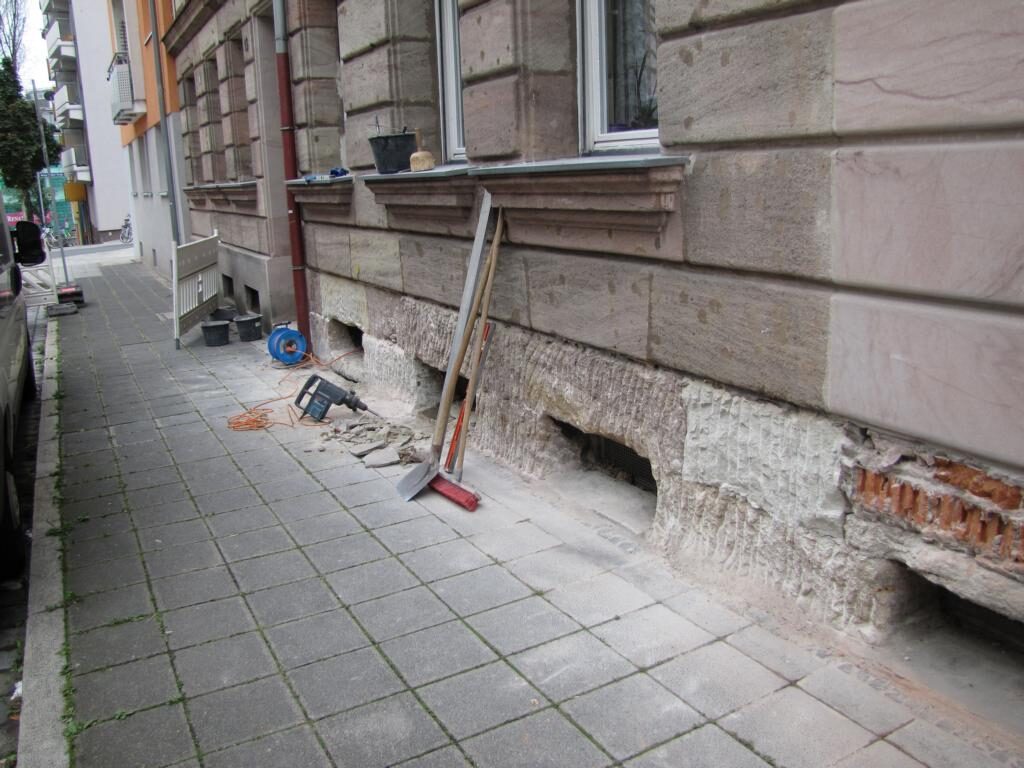 Sockelbekleidung aus deutschem Granit