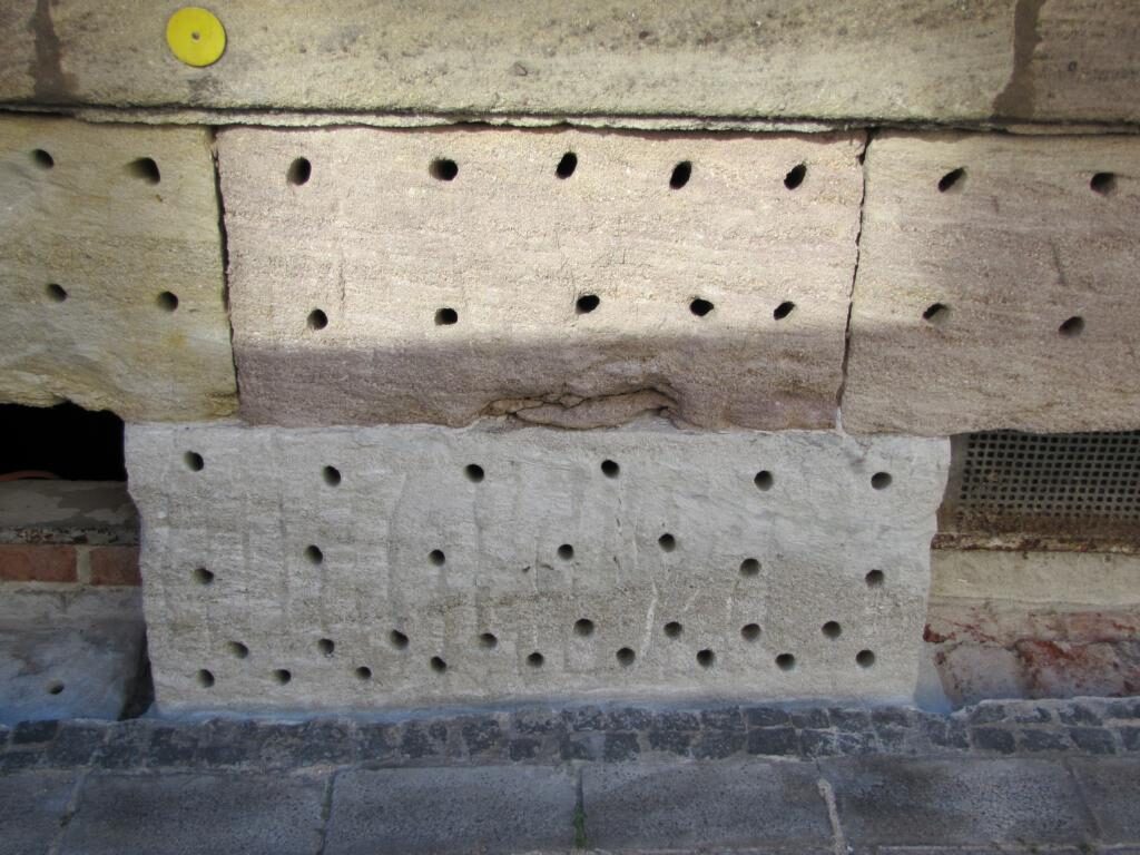 Sockelbekleidung aus deutschem Granit