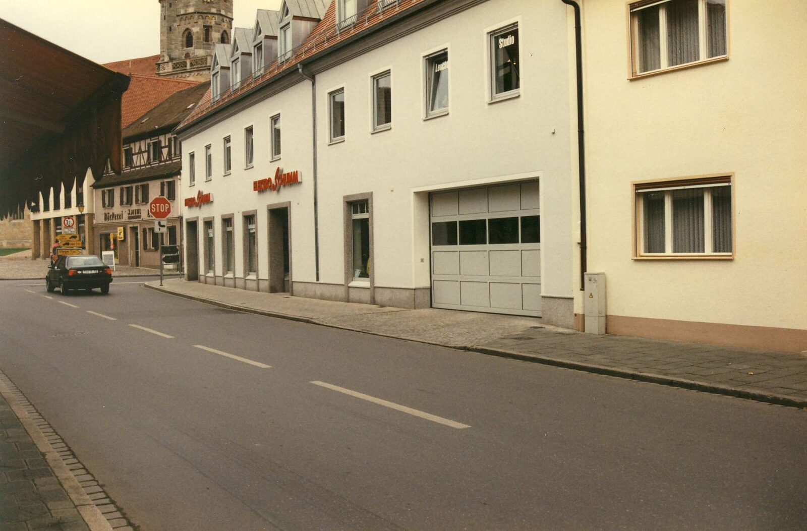 Ladeneingang mit Granitgewände
