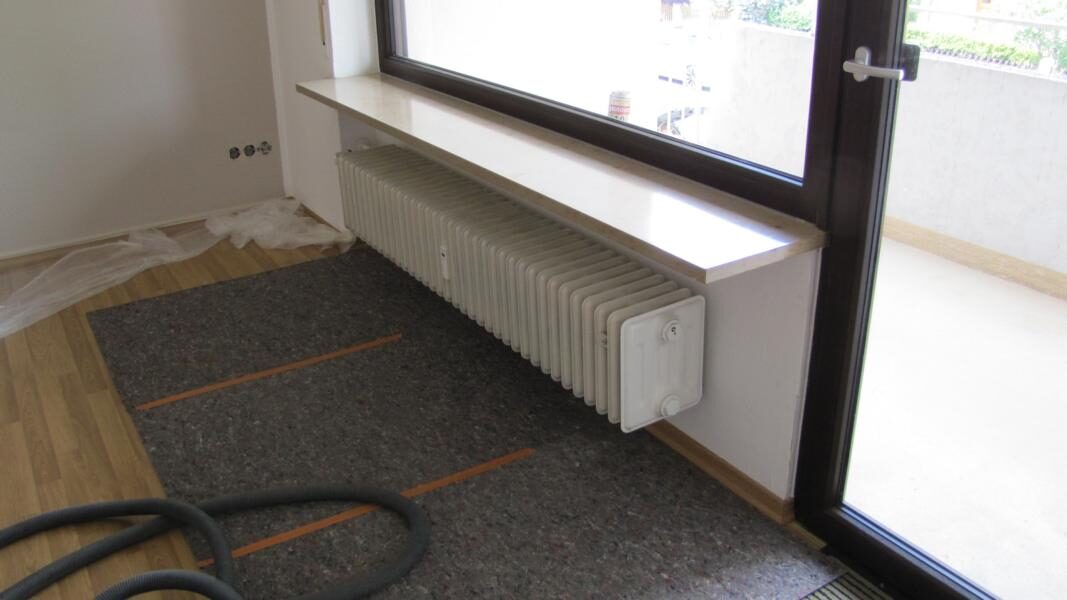 Fensterbänke aus Kalkstein restauriert