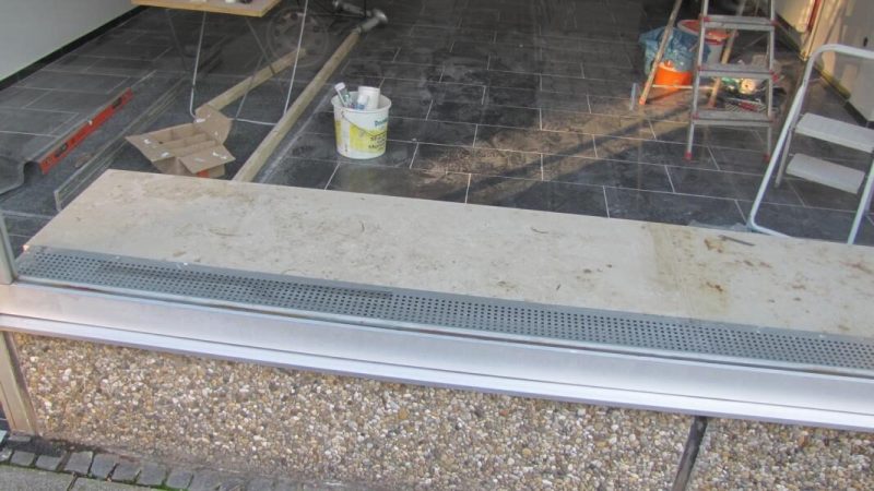 Fensterbänke aufgemessen und versetzt
