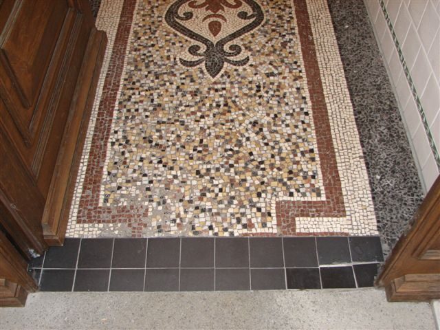 Terrazzoboden mit Fehlstellen instand gesetzt