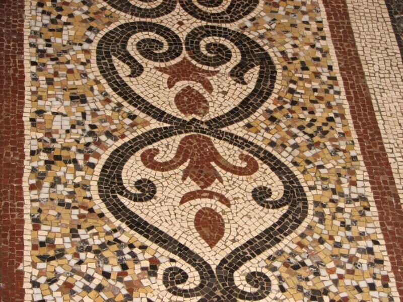 Terrazzoboden mit Fehlstellen instand gesetzt