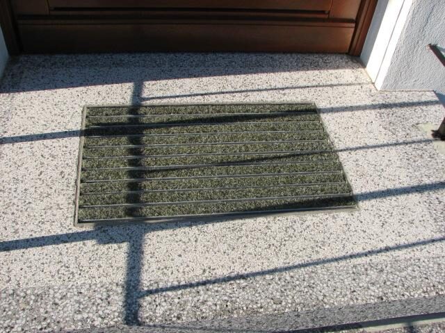 Eingangsbereich aus Terrazzo repariert