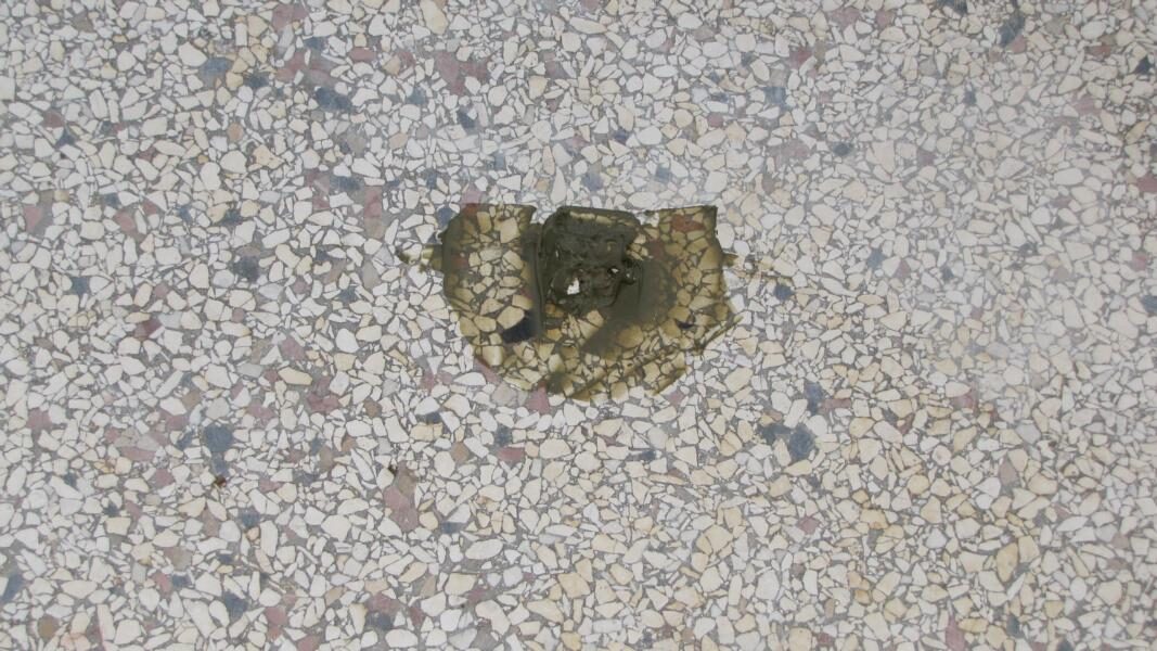 Küchenboden aus Terrazzo aufgearbeitet