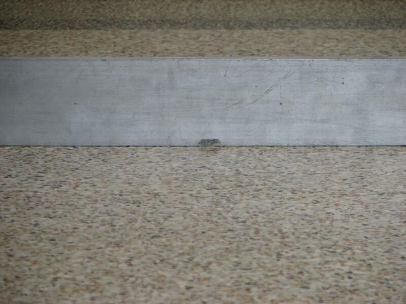 Terrazzo neu gegossen, mit eingelegter Sonne