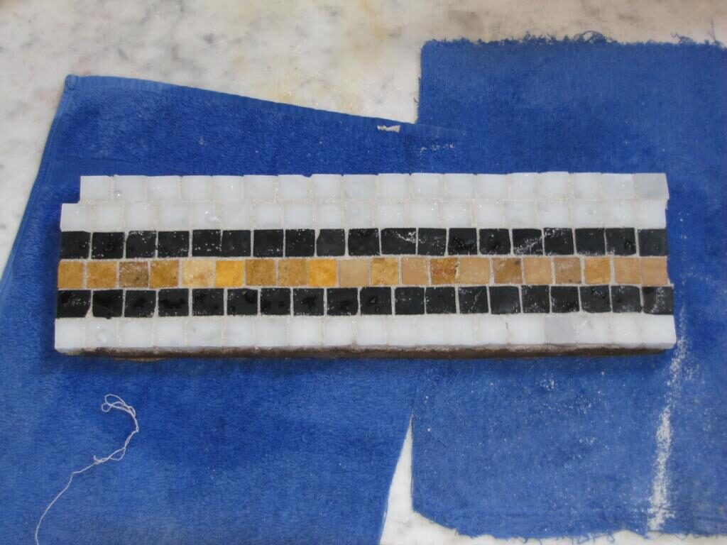 Terrazzoboden im Erdgeschoss freigelegt und geschliffen